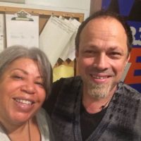 Gregor Huebner and WBGO's Sheila Anderson