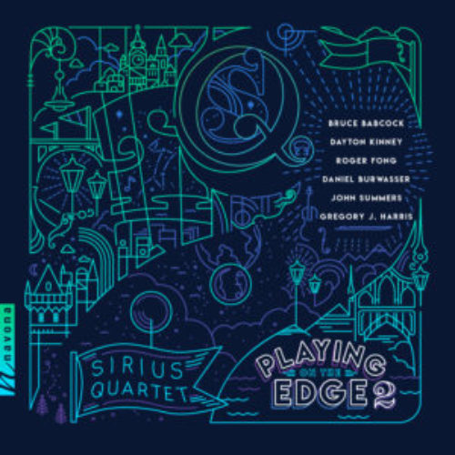 NV6315 Sirius Quartet - PLAYING ON THE EDGE 2 - front cover 072720 NV6315 Sirius Quartet - PLAYING ON THE EDGE 2 - front cover 072720