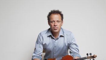 gregor huebner with his violin